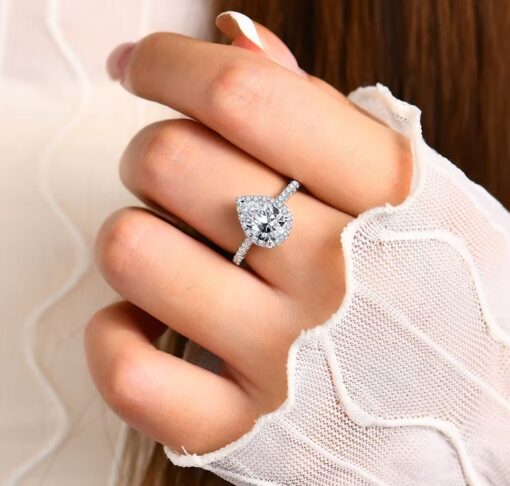 Starling 1 Carat Pear Engagement Ring