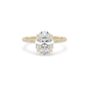 Gold Oval Engagement Ring