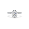 Starlight 1 Carat Miosanite Diamond Engagement Ring