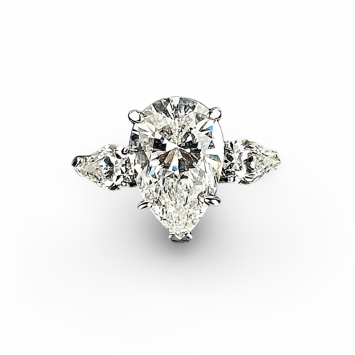 Ascending 1.5 Carat Pear Engagement Ring