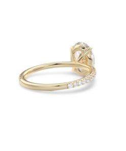Gold Oval Engagement Ring