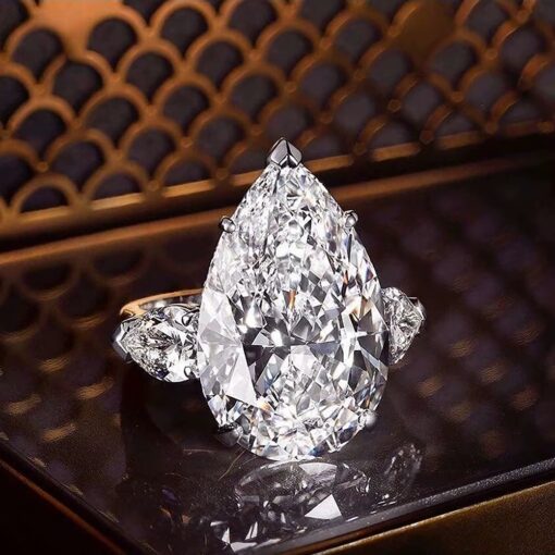 Ascending 1.5 Carat Pear Engagement Ring