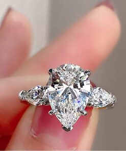 Ascending 1.5 Carat Pear Engagement Ring