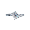 Banded Moissanite Diamond