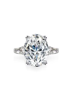 Galaxy Oval Engagement Ring