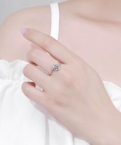 Banded Moissanite Diamond