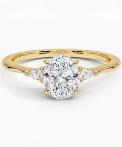 Spotted Star Engagement Ring