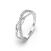 Cross Line Ring