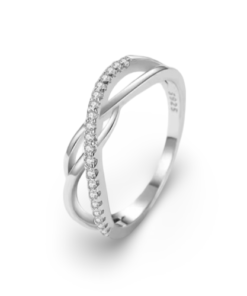 Cross Line Ring