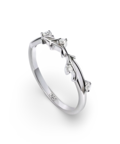 Eternal Branch Moissanite Band