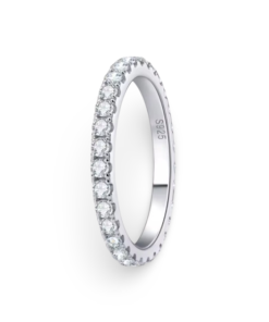 Full Lure Moissanite Band