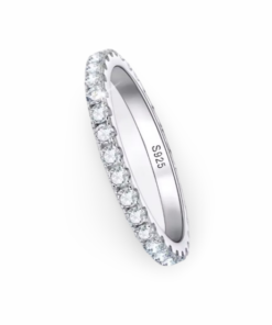 Full Lure Moissanite Band
