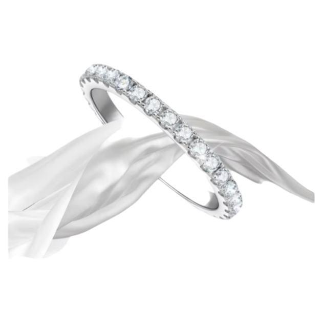 Full Lure Moissanite Band