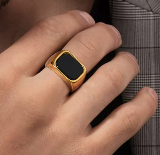 The Hidden Depths Titanium Ring