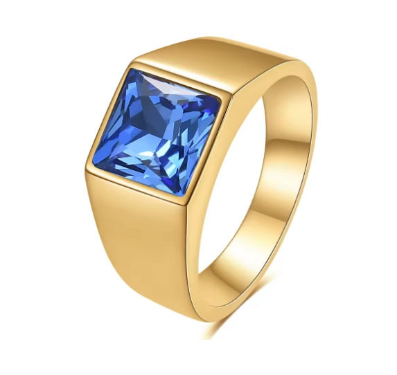 Golden Virtue Titanium Ring