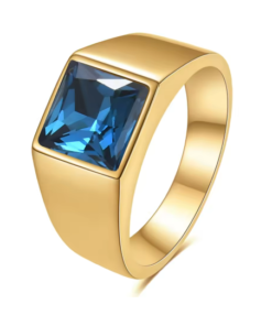 Golden Virtue Titanium Ring