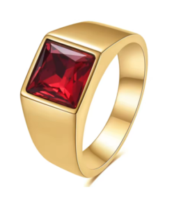 Golden Virtue Titanium Ring