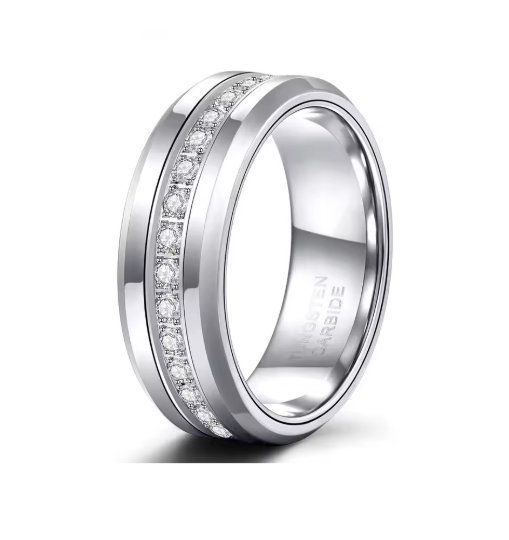 Tungsten Eternity Ring